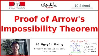 Proof of Arrows Impossibility Theorem  Lê Nguyên Hoang [upl. by Odnamla599]