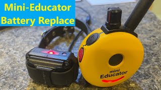 Dog Collar Mini Educator Battery Replacement w Dr Joe [upl. by Andreana185]