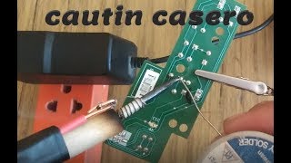 como hacer cautin soldador casero de 5V [upl. by Aneerehs]