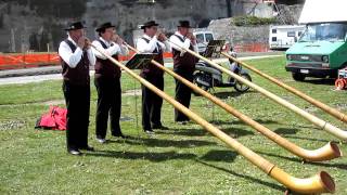 Alphorn Festival Nendaz Switzerland [upl. by Ariela]