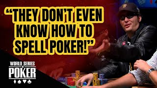 EPIC Hellmuth Rant quotThey Dont Even Know How to Spell Pokerquot [upl. by Petersen942]