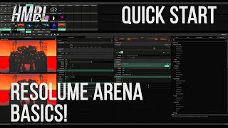 Resolume Arena Basics in 10 MINUTES  Quick Start Guide [upl. by Raffo]