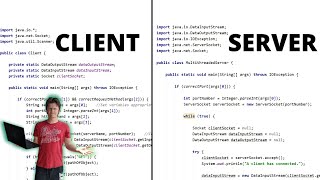 Java Socket Programming Client Server Messenger [upl. by Aratal565]