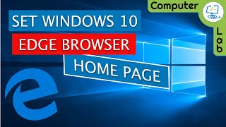 How To  Change Windows 10 web browsers home page [upl. by Chastity]