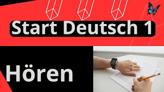 Start Deutsch 1  Goethe Zertifikat A1 Hören [upl. by Tedi]