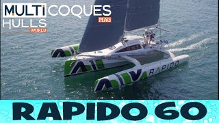 RAPIDO 60 Trimaran  Boat Review Teaser  Multicoques Mag  Multihulls World [upl. by Maggy528]