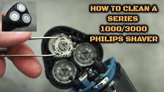 How to clean a Series 10003000 Philips Shaver [upl. by Aseret]