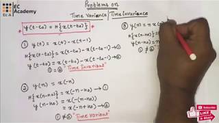 103 PROBLEMS on Time variant and Time Invariant systems  EC Academy [upl. by Aicercul766]