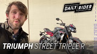 2021 Triumph Street Triple R Review  Daily Rider [upl. by Aciram393]