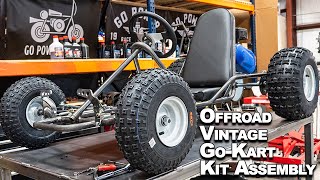 Off Road Vintage Go Kart Kit Build Project [upl. by Riada486]