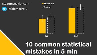 Ten Statistical Mistakes in 5 Min [upl. by Inttirb]