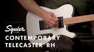 Exploring The Squier Contemporary Telecaster RH  Fender [upl. by Beal744]