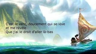 Le bleu lumière  Vaiana Karaoke [upl. by Fayette910]