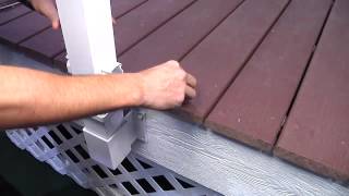 How to Install Fascia Mount Railing Installation [upl. by Cheng]