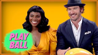 Mixedishs MarkPaul Gosselaar and Tika Sumpter Play Ball [upl. by Gilus]