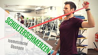 Schulterschmerzen  Isometrische amp dynamische Schulterübungen  Walk Outs [upl. by Alliuqaj]