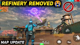 New Map Update  Kalahari Refinery Place Changed  Free Fire [upl. by Halsted]