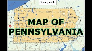 MAP OF PENNSYLVANIA [upl. by Oglesby]