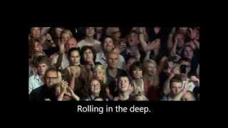 Adele ROLLING IN THE DEEP lyrics  LIVE at Royal Albert Hall [upl. by Leahcimsemaj560]