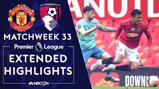 Manchester United v Bournemouth  PREMIER LEAGUE HIGHLIGHTS  742020  NBC Sports [upl. by Atnauqal327]