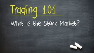 Trading 101 What is the Stock Market [upl. by Airyt]