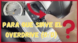 Over Drive OD Para que sirve [upl. by Akaenahs]