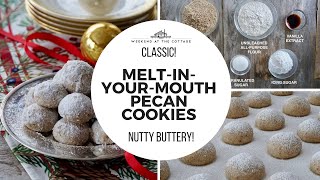 MELTINYOURMOUTH PECAN COOKIES [upl. by Arait]