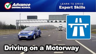 Driving on a Motorway  Learn to drive Expert skills [upl. by Mcroberts]