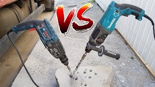 Bosch GBH 224D VS Makita HR2470  Combate De Marteletes 800 WATTS [upl. by Aiehtela]