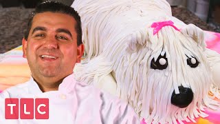 Making a DogShaped Cake  Cake Boss [upl. by Castle]