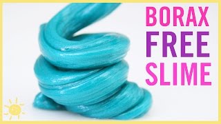 BEST Kid Friendly Slime NO Borax [upl. by Aleina]