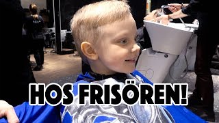 Barnens första gång hos frisören  VLOGG [upl. by Nohj]