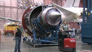 Timelapse Boeing 7879 Dreamliner being assembled and painted [upl. by Grace964]