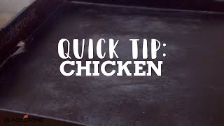 Quick Tip How to Cook Chicken  Blackstone Griddle [upl. by Imoan]