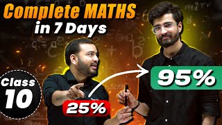 Class 10  Complete Maths in 7 Days  RITIK SIR is Back ☠️ Gap Days Strategy  Alakh Pandey [upl. by Antonia834]