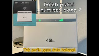 Unboxing  Setup LTE CPE Wifi Router 4G5G [upl. by Rima]