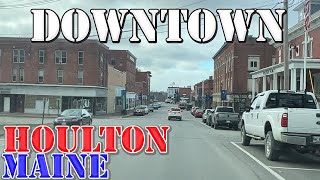 Houlton  Maine  4K Downtown Drive [upl. by Old108]