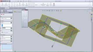 3 SolidWorks Surface Tutorial Extruded Surface pt3 advanced [upl. by Halonna]