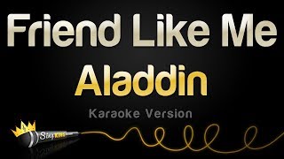 Aladdin  Friend Like Me Karaoke Version [upl. by Sevik883]