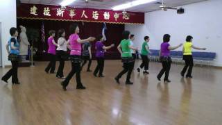 Caballero A Spanish Gentleman Line Dance Demo amp Teach [upl. by Harsho]