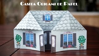 Casita Origami de Papel Facilísima Para Jugar [upl. by Onimod]