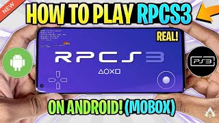 HOW TO SETUP RPCS3 EMULATOR ANDROID IN MOBOX  GAMEPLAY amp REVIEW [upl. by Alaaj109]