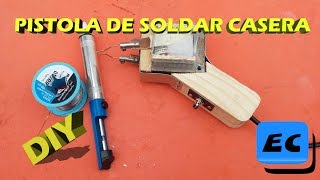 Como hacer un cautin casero Electric soldering iron DIY [upl. by Lars]