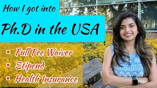 How to get into PhD in the USA as an International Student  Full Funding  Stipend [upl. by Buffum]