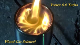 Wood Gas Stove Science Vortex 60 Turbo [upl. by Adliwa253]