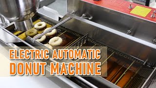 Electric Automatic Commercial Donut Machine [upl. by Enialehs]