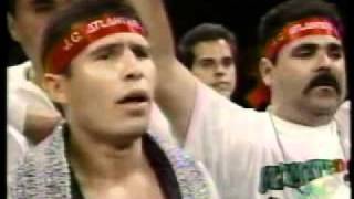 Vicente Fernandez  Himno Mexicano  Julio Cesar Chavez Hector Camacho Boxing [upl. by Ahsinom]