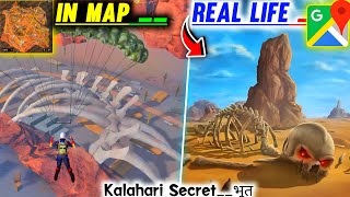 Free Fire  Kalahari Map Real life Place in Garena 😲 Ghost [upl. by Ody]