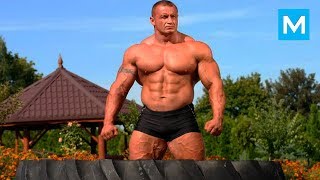 STRONGEST MMA FIGHTER  Mariusz Pudzianowski  Muscle Madness [upl. by Glass]