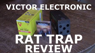 Victor Electronic Rat Trap Product Review [upl. by Ilyk21]